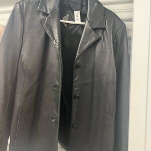 Women’s leather jacket, large
